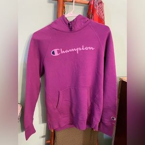 Purple champion hoodie